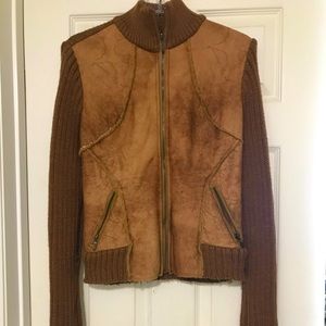 Vintage sweater with zip